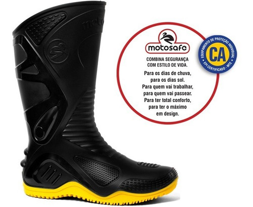 Bota motosafe é sales boa