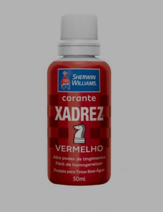 Corante Xadrez Alto Poder De Tingimento Base Água 50ml