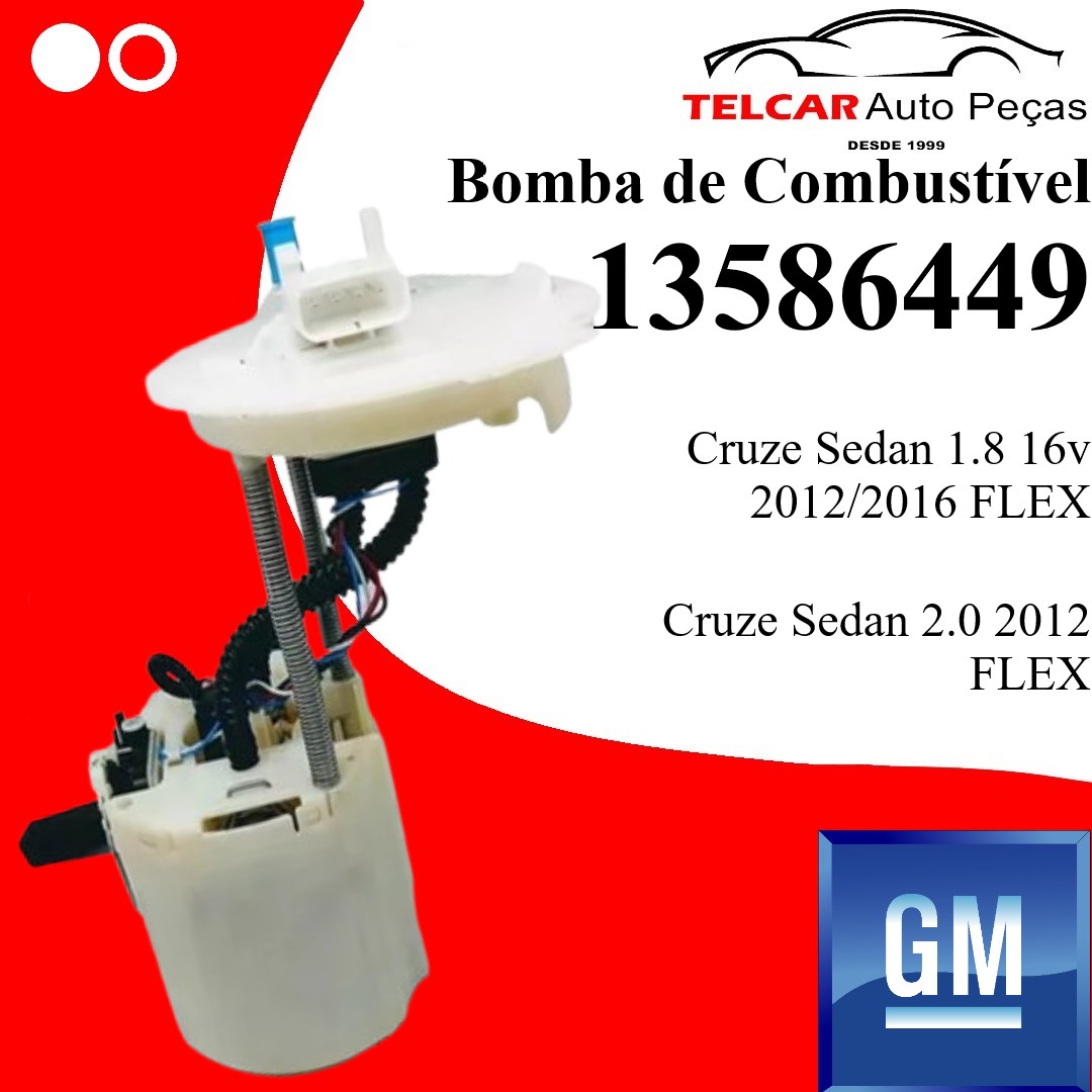13597394 / 13597395 - Bomba De Combustível Gm Onix Cobalt Spin